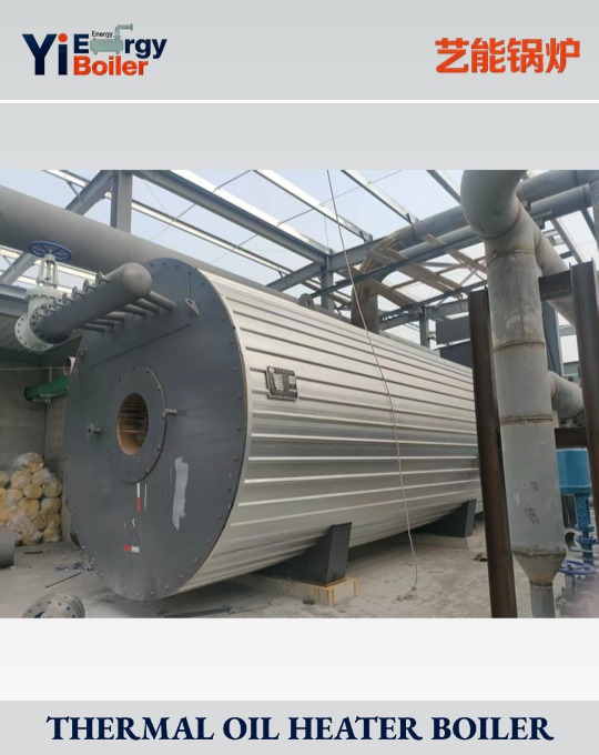 2.5 million kcal (3000 kW) gas/oil-fired thermal oil boiler
