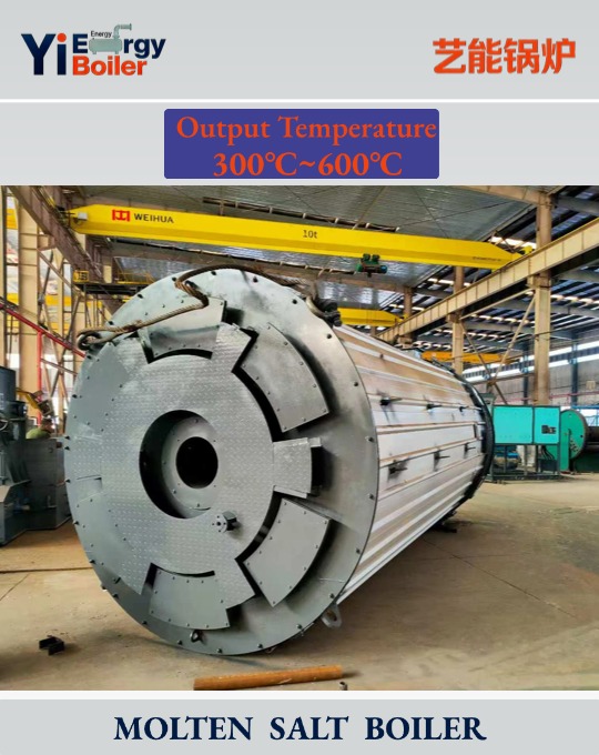 2.5 million kcal molten salt boiler (oil and gas fired)