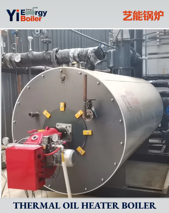 400,000 kcal (500 kW) thermal oil boiler; fueled by gas or oil