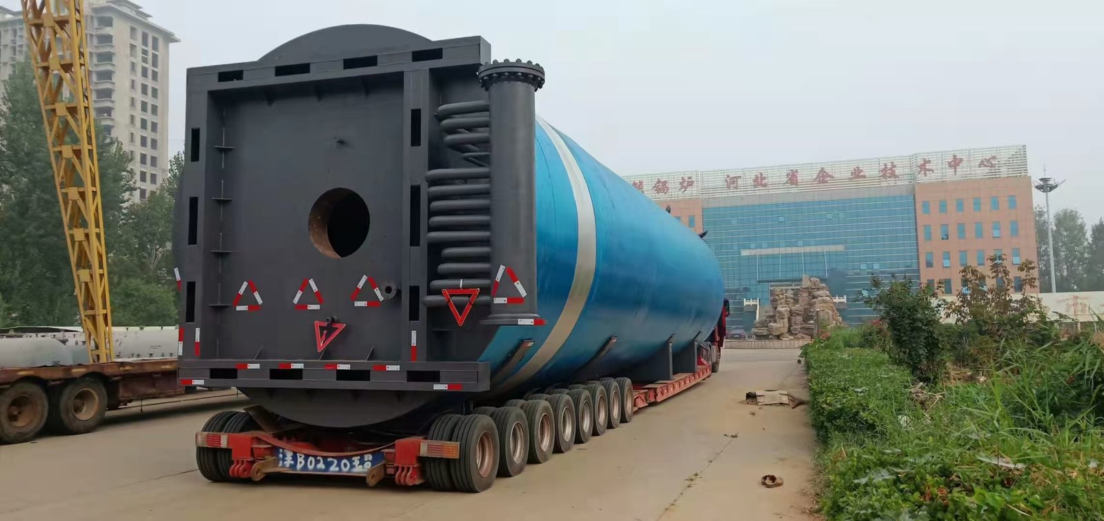 Gas-fired thermal oil heater high temperature